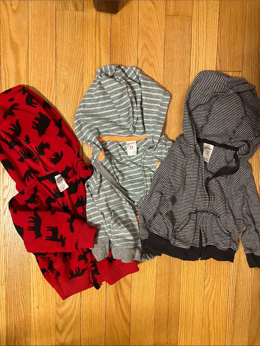 Carter's Infant Hooded Zip-Ups